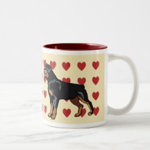 Mug - I Love Rottweilers