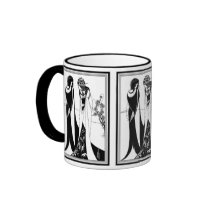 Mug: Illustration by Aubrey Beardsley