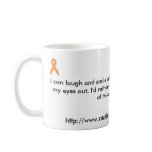 mug, Leukemia ribbons, quote