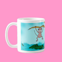 mug "monkey and crocodile" mugs