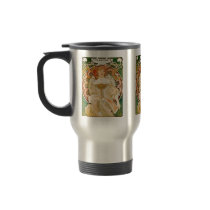 Mug: Mucha - Champenois by VintageCabaret Mug: Mucha - Champenois