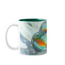 Mug-o-marbles, Art by Carla Kurt mugs