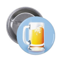 Mug of Beer Buttons