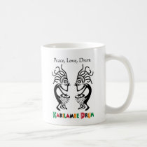 Mug - Peace, Love, Drum - Kakilambe Drum Log mugs