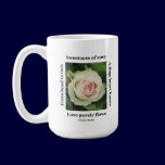 Mug Poetic Rose By Ladee Basset mugs