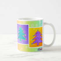 Mug - Pop Art Christmas Trees mugs