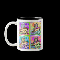 Mug - Pop Art Hot Dog with Chips and a Drink mugs