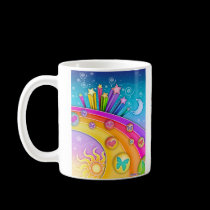 Mug - Retro Pop Art Sixties Sky