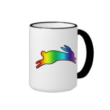 Mug Rimmed - Rainbow Rabbit