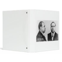 Mug Shot of Chicago Gangster Alphonse Capone 1931 Binders