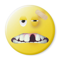 Mug Shot Smiley Face magnets by tshirtmonkey Mug Shot Smiley Face magnets