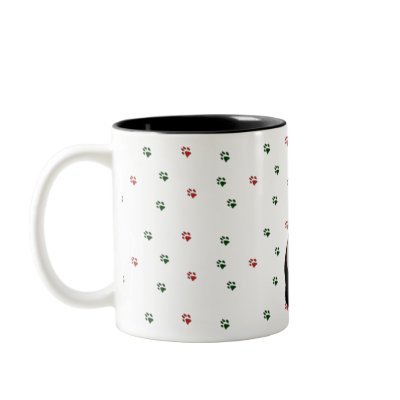 Mug - Siamese Cat Christmas by pawtraitart