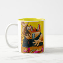 Mug: Singer by Flavio Rossi