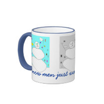 mug snow men want to have fun.