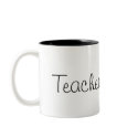 Mug - Teacher's Apple by pawtraitart Mug - Teacher's Apple