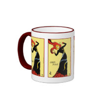 Mug: Toulouse Lautrec - Jane Avril by VintageCabaret Mug: Toulouse Lautrec - Jane Avril