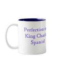 Mug Tricolour King charles spaniel