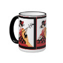 Mug Vintage Art Geisha & Shamisen by Zazzle_Vintage Mug Vintage Art Geisha & Shamisen