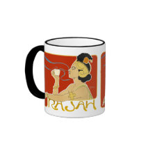 Mug: Vintage Rajah Coffee by VintageCabaret Mug: Vintage Rajah Coffee