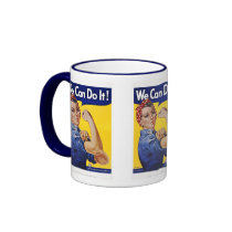 Mug: We Can Do It  - Vintage Poster Image