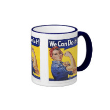 Mug: We Can Do It  - Vintage Poster Image