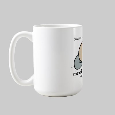 Mug with color logo and website by ctguineapigs