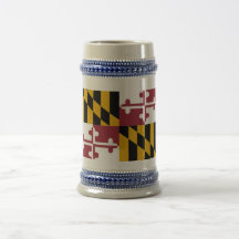 Mug with Flag of Maryland State -USA