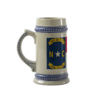 Mug with Flag of North Carolina State -USA