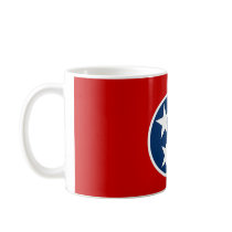 Mug with Flag of Tennessee State - USA