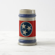 Mug with Flag of Tennessee State -USA