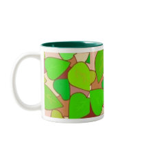 Mug with leaves, leaves, leaves!
