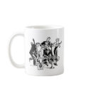Mug with logo; vintage art
