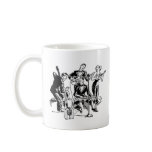 Mug with logo; vintage art
