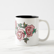 Mug with roses - 05