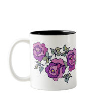 Mug with roses - 08