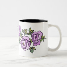Mug with roses - 09