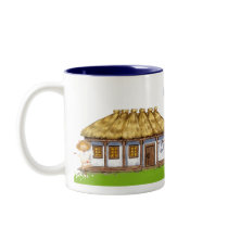 Mug with Ukrainian cossacks