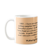 Mug, Wuthering Heights by Emily Bronte, 1847 by ConstantReader Mug, Wuthering Heights by Emily Bronte, 1847