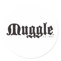 Muggle Round Sticker
