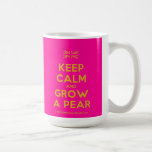 [UK Flag] keep calm and grow a pear  Mugs