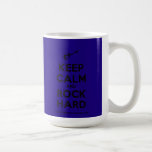 [Electric guitar] keep calm and rock hard  Mugs