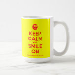 [Smile] keep calm and smile on  Mugs