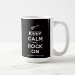 [Electric guitar] keep calm and rock on  Mugs
