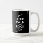 [Electric guitar] keep calm and rock on  Mugs