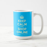[Crown] keep calm and shop online  Mugs