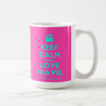 [Campervan] keep calm and love travel  Mugs