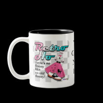 Mugs, Cups - Cougar Retro Ho by BratInTheHat Mugs, Cups - Cougar Retro Ho