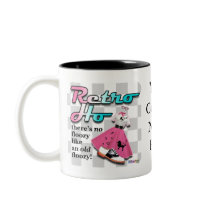 Mugs, Cups - Cougar Retro Ho