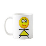 Stickfigure emoticon woman  mugs_travel_mugs_and_steins