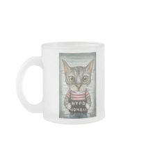 Mugshot of a cat felon